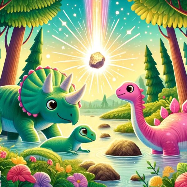 Bajka o dinozaurach i tajemniczej komecie
